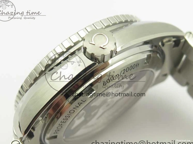 0309 EyeCatching Planet Ocean Professional Ceramic Bezel 45.5mm 1:1 VSF Best Edition Silver Markers on SS Bracelet A8500 Super Clone 8050